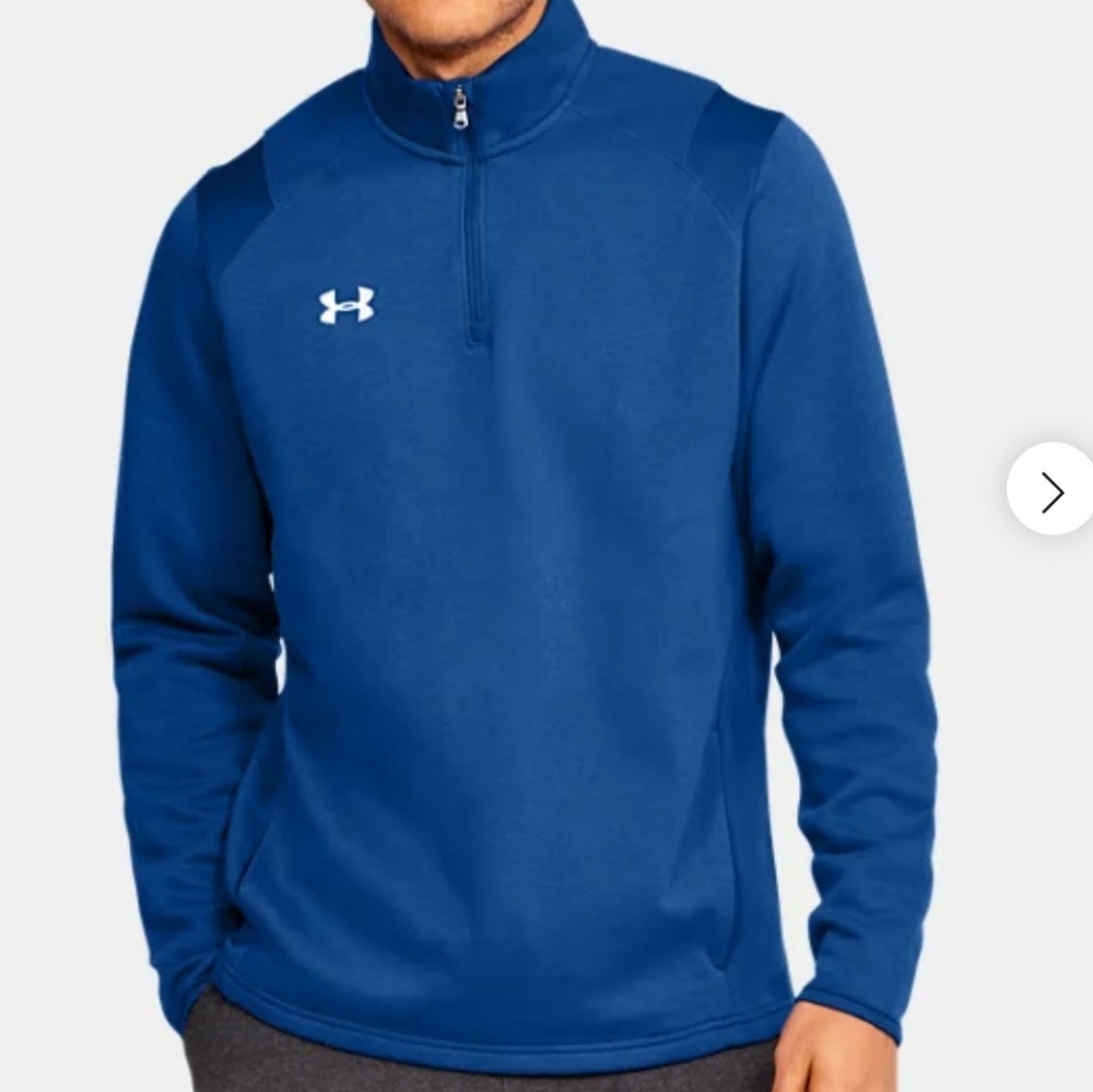 Men's UA Hustle 1/4 Zip Fleece